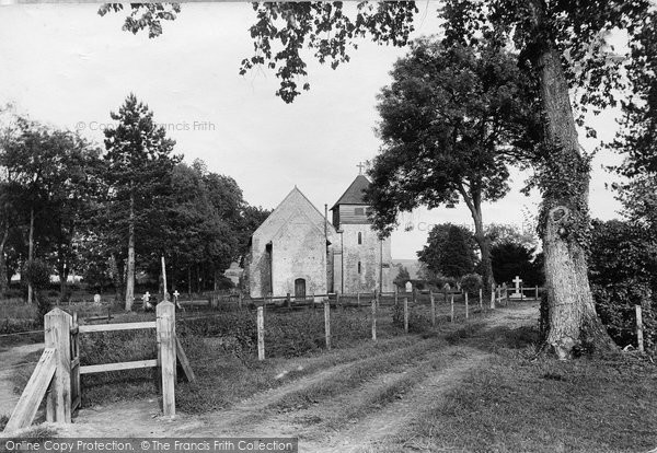 Photo of Headbourne Worthy, St Swithun's Church, East End 1912