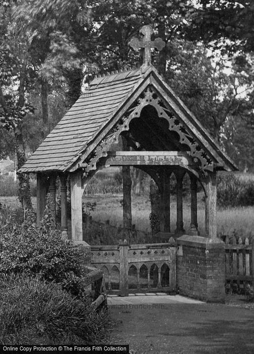 Photo of Headbourne Worthy, St Swithun's Church Lychgate 1912