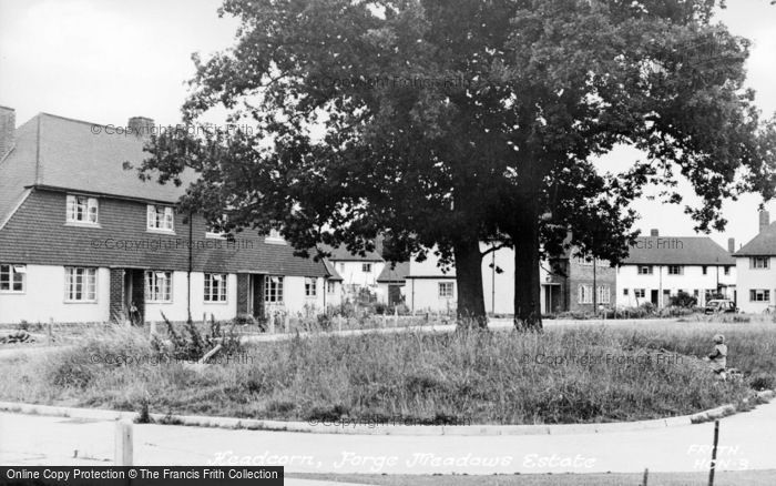 Photo of Headcorn, Forge Meadows Estate c.1955