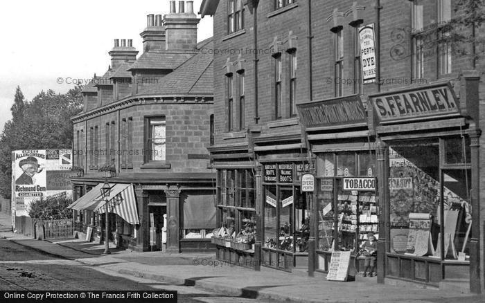 Photo of Headingley, Shops In Otley Road 1894