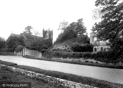 All Saints Church And Rectory 1925, Headley