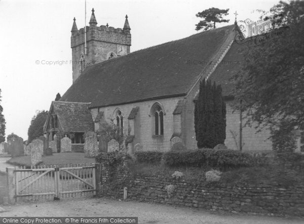 Photo of Headley, All Saints Church c.1955