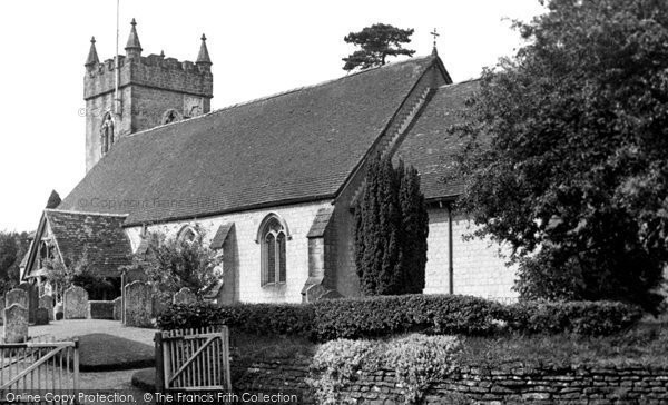 Photo of Headley, All Saints Church c.1955