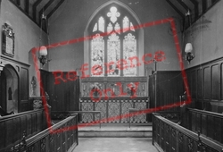 All Saints Church, Choir 1931, Headley