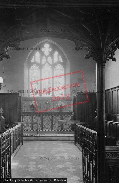 Photo of Headley, All Saints Church, The Altar 1931