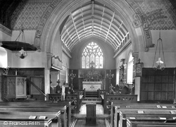 Church Of St Mary The Virgin, Interior 1928, Headley
