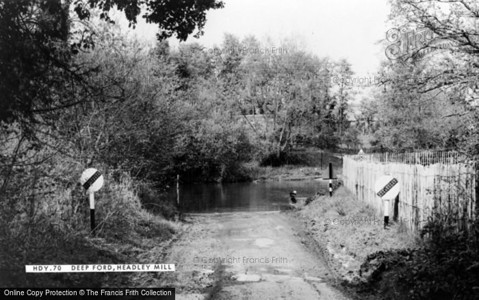 Photo of Headley, Deep Ford, Headley Mill c.1960