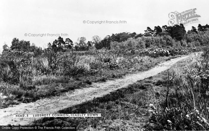 Photo of Headley Down, Ludshott Common c.1955