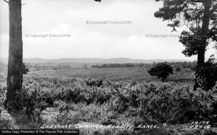Photo of Headley Down, Ludshott Common c.1955
