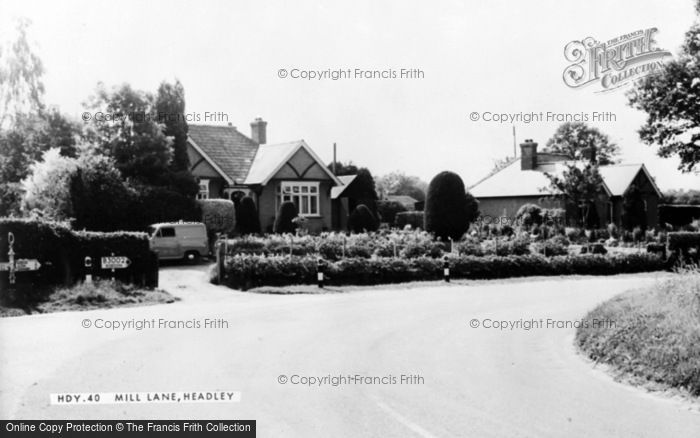 Photo of Headley, Mill Lane c.1955