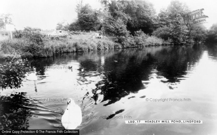 Photo of Headley, Mill Pond c.1955