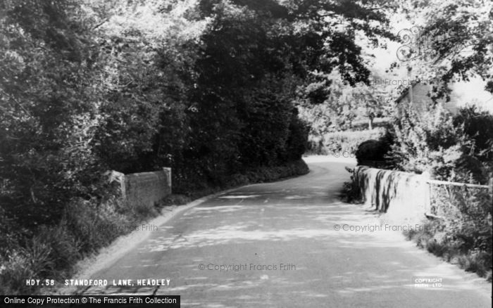 Photo of Headley, Standford Lane c.1955