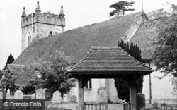 The Parish Church c.1955, Headley