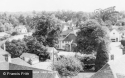 View From The Church Tower c.1955, Headley