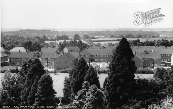 Photo of Headley, view from the Church Tower c1955