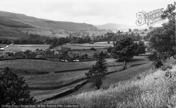 Photo of Healaugh, General View From Towards Low Row c.1955