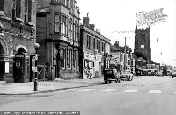 Photo of Heanor, Church And Market Place c.1960