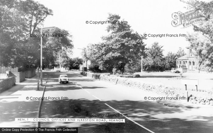 Photo of Heanor, Council Offices And Ilkeston Road c.1960