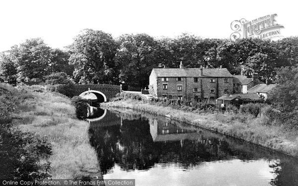 Photo of Heath Charnock, The Canal And Rawlinson Bridge c.1960