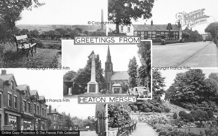 Photo of Heaton Mersey, Composite c.1955