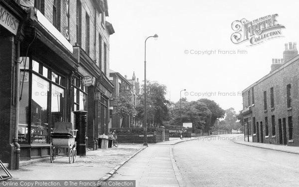Photo of Heaton Mersey, Didsbury Road c.1955