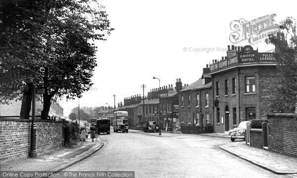 Photo of Heaton Mersey, Didsbury Road c.1955