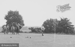 Playing Bowls c.1955, Heaton Mersey