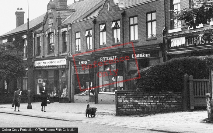 Photo of Heaton Mersey, Shops On Didsbury Road 1951
