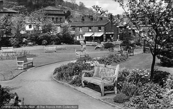 Photo of Hebden Bridge, Memorial Gardens c.1955