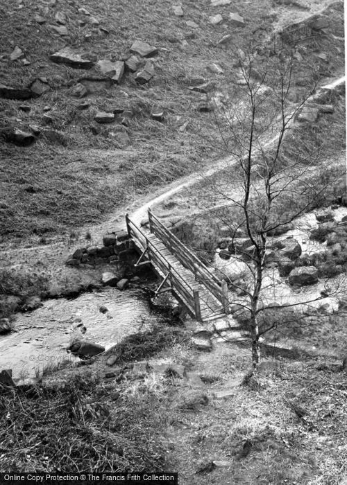Photo of Hebden Bridge, The Footbridge c.1955