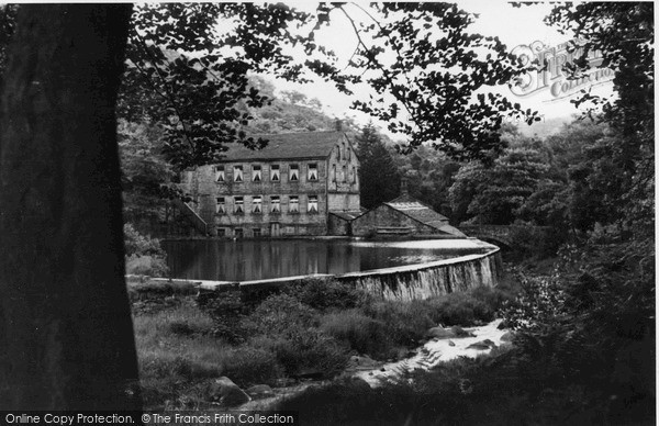 Photo of Hebden Bridge, The Old Mill In The Crags c.1935