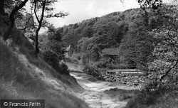 The River Path At Midgehole c.1955, Hebden Bridge