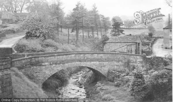 Photo of Hebden, The Bridge c.1955