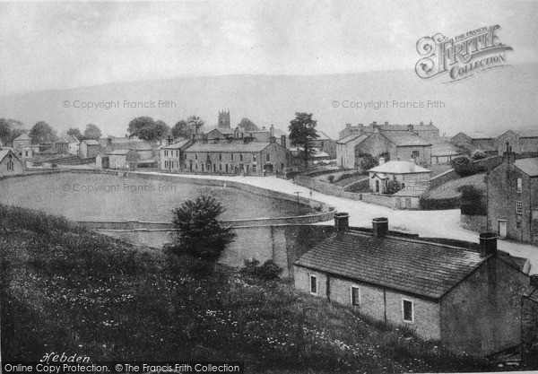 Photo of Hebden, The Village c.1900