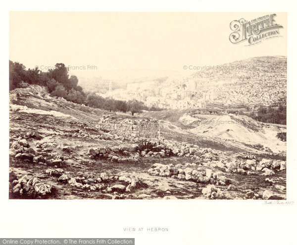 Photo of Hebron, 1857