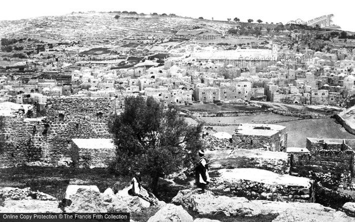 Photo of Hebron, With Mosque Covering The Cave Of Machpelah 1857
