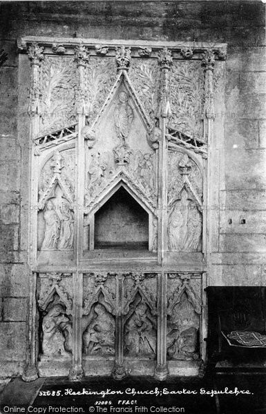 Photo of Heckington, The Church, Easter Sepulchre 1893
