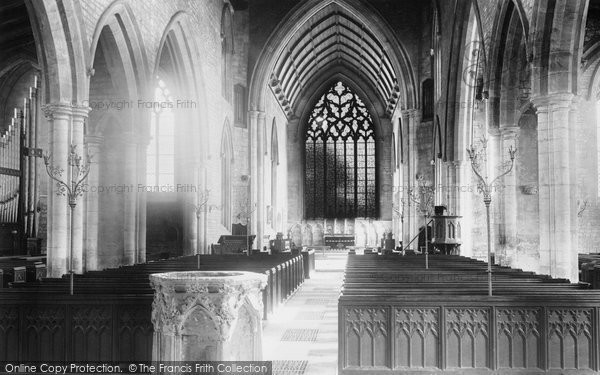 Photo of Heckington, The Church Interior 1893