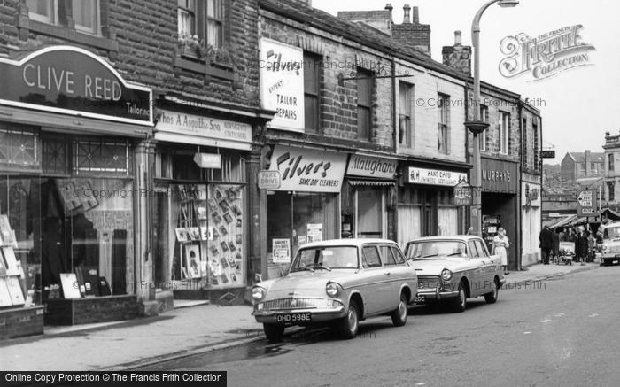 Photo of Heckmondwike, Cars In Market Street c.1965
