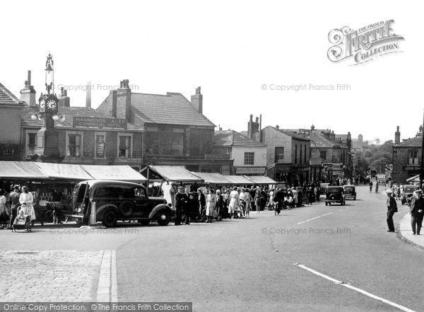 Photo of Heckmondwike, Market Street And Westgate c.1955