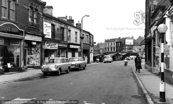 Photo of Heckmondwike, Market Street c.1965