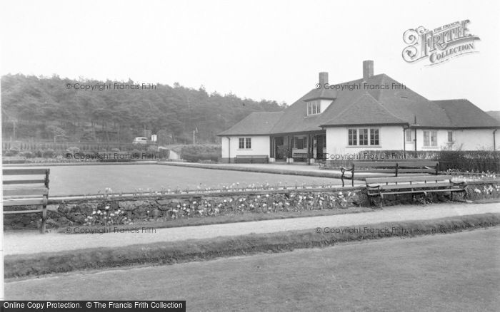 Photo of Hednesford, The Park, Bowling Green And Pavilion c.1955