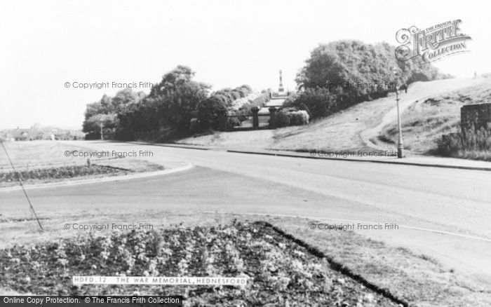 Photo of Hednesford, The War Memorial c.1960