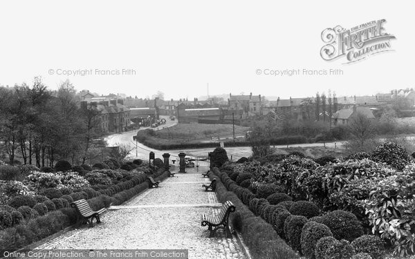 Photo of Hednesford, View From War Memorial c.1955