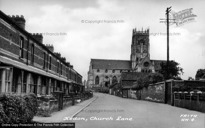 Photo of Hedon, Church Lane c.1955