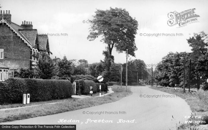 Photo of Hedon, Preston Road c.1955