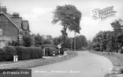 Preston Road c.1955, Hedon