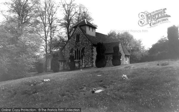 Photo of Hedsor, St Nicholas's Parish Church c.1955