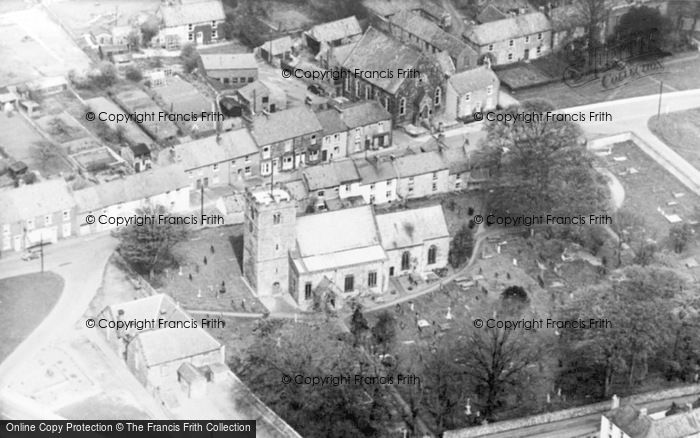 Photo of Heighington, Aerial View Of St Michael's Church c.1955