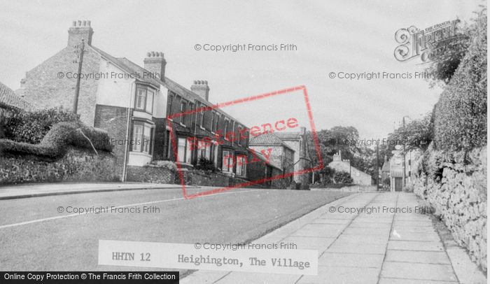 Photo of Heighington, The Village c.1955
